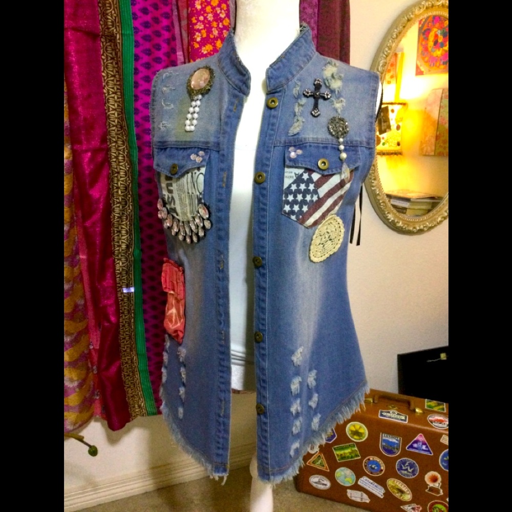 My handmade Jean jacket SOLD